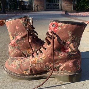 Floral Doc Martens